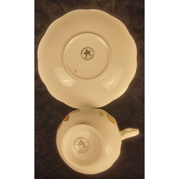 Vintage Royal Dover Bone China Teacup and Saucer Set - Picture 10 of 16